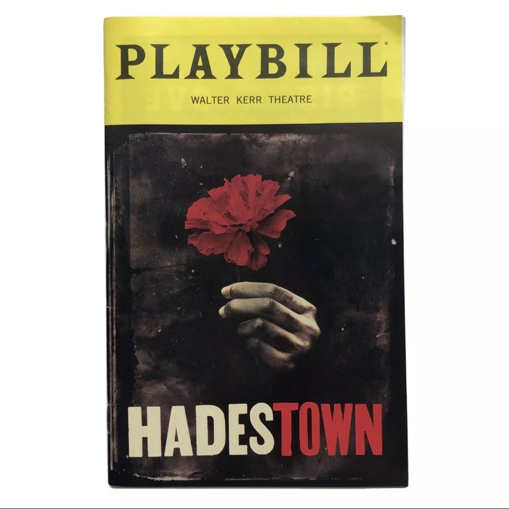 Hadestown Playbill Broadway OBC NYC Theatre